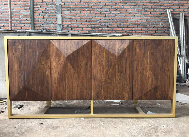custom kabinet diamond jati berkualitas dan bergaransi