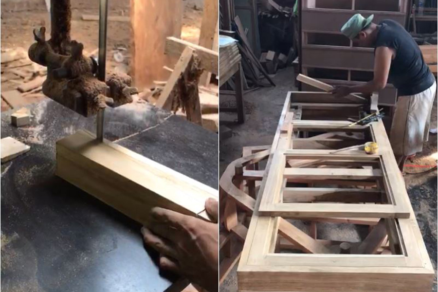 proses produksi bed spa custom