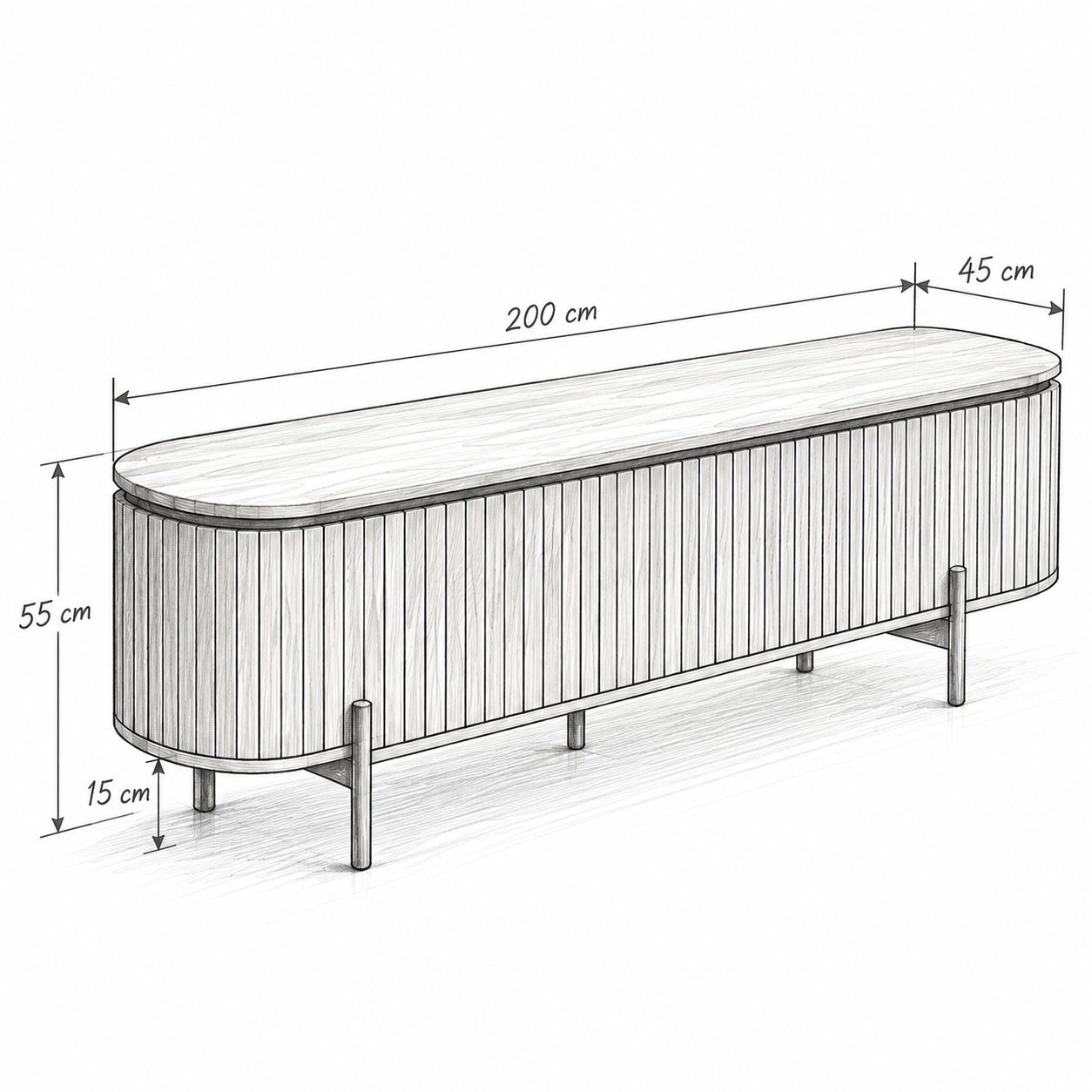 custom kabinet tv niana